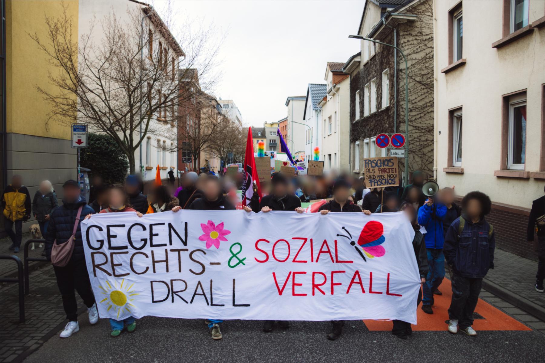 Demonstration gegen Rechts in Gießen, 14. März 2026